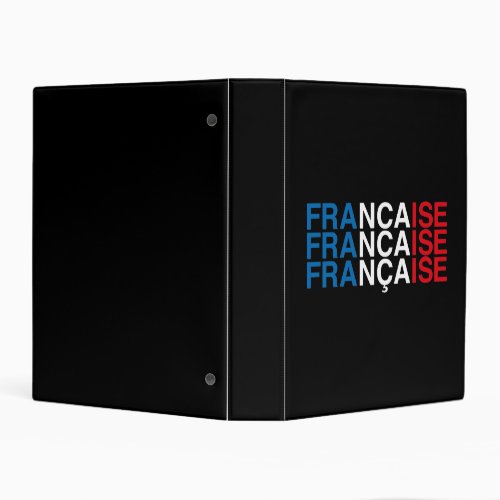 FRENCH Flag Mini Binder