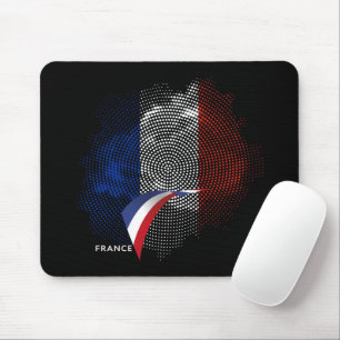 French flag mouse pad