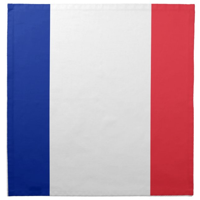 French Flag Napkin (Front)