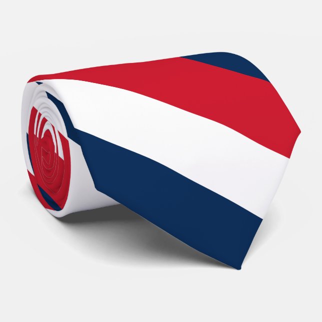 French Flag Neck Tie (Rolled)