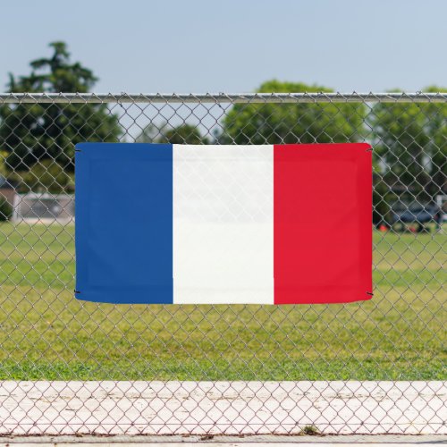 French flag of France custom banner sign