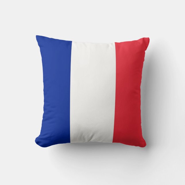 French Flag on American MoJo Pillow (Front)