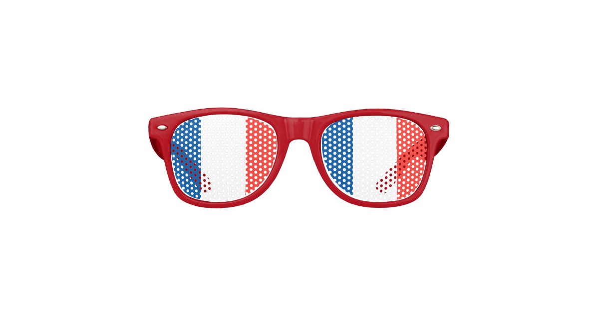 French Flag Party Shades | Zazzle