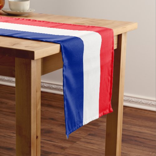 French Flag Patriotic Colors International Culture Medium Table Runner