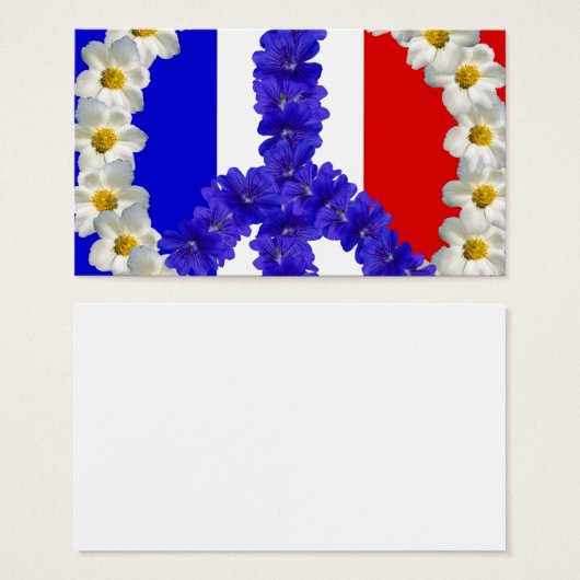 french flag peace sign (Front & Back)