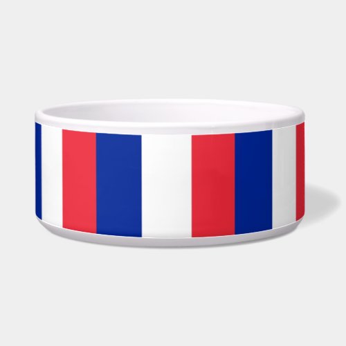 French Flag Pet Bowl