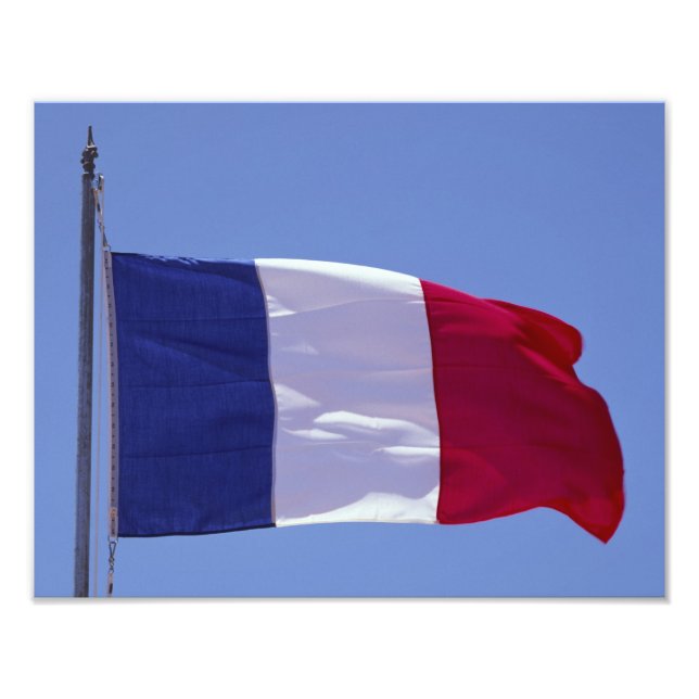 French flag photo print (Front)