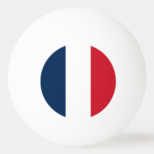 French Flag Ping Pong Ball