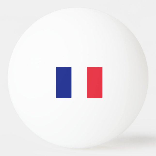 French flag ping pong balls for table tennis (Front)