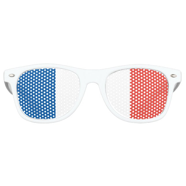 French Flag Retro Sunglasses (Front)