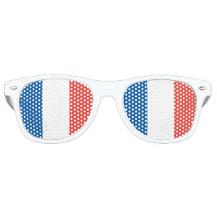 French Flag Retro Sunglasses