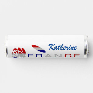 French Flag Rose Personalized  Breath Savers® Mints