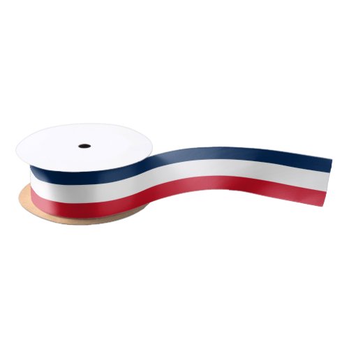French Flag Satin Ribbon