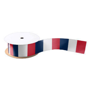 French Flag Satin Ribbon