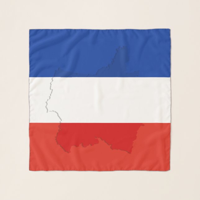 French flag scarf (Front (Horizontal))