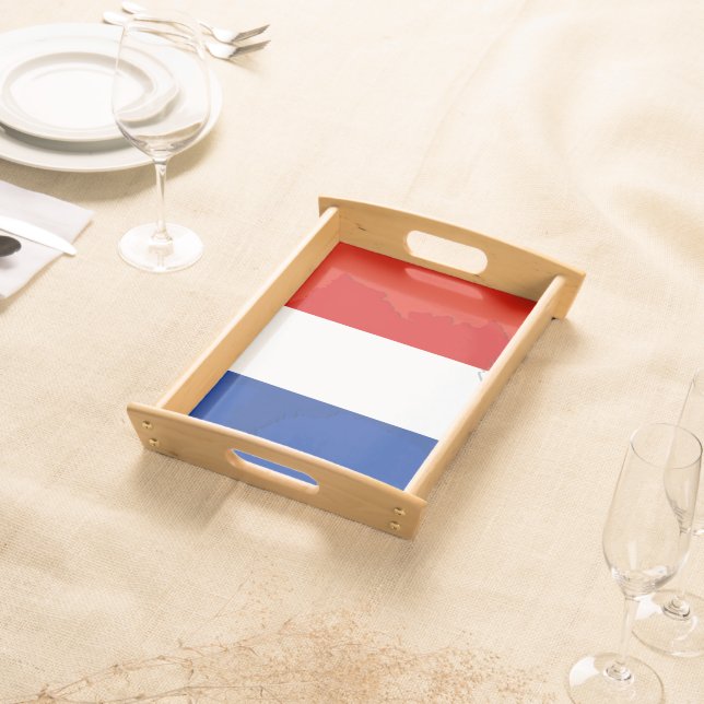 French flag serving tray (Front)