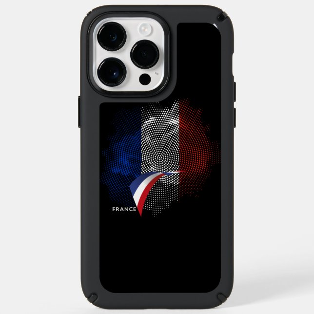 French flag speck iPhone case (Front)