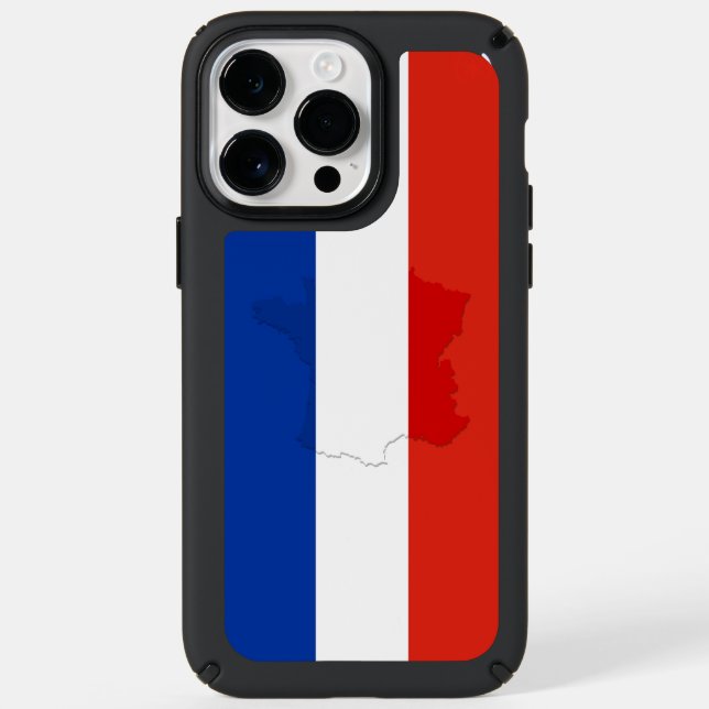 French flag speck iPhone case (Front)