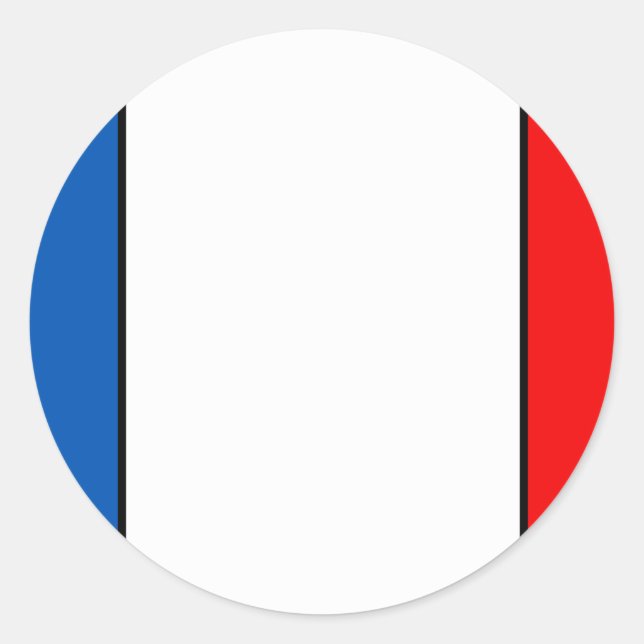 French Flag Sticker (Front)