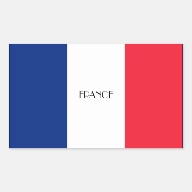 French Flag sticker (Front)