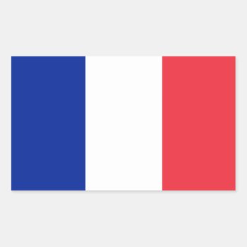 French* Flag Sticker by Azorean at Zazzle
