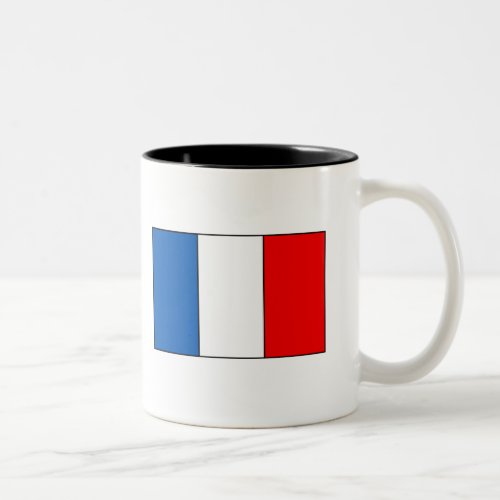 French Flag T_shirts and Gifts Two_Tone Coffee Mug