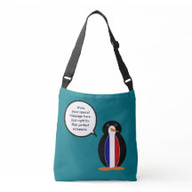 French Flag Talking Ms Penguin Personalized