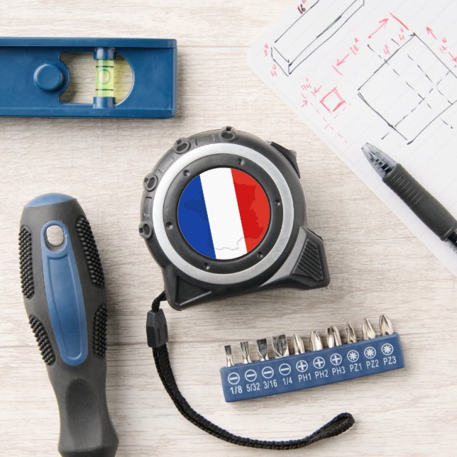 French flag tape measure (Workshop)
