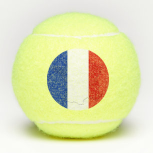 French flag tennis balls