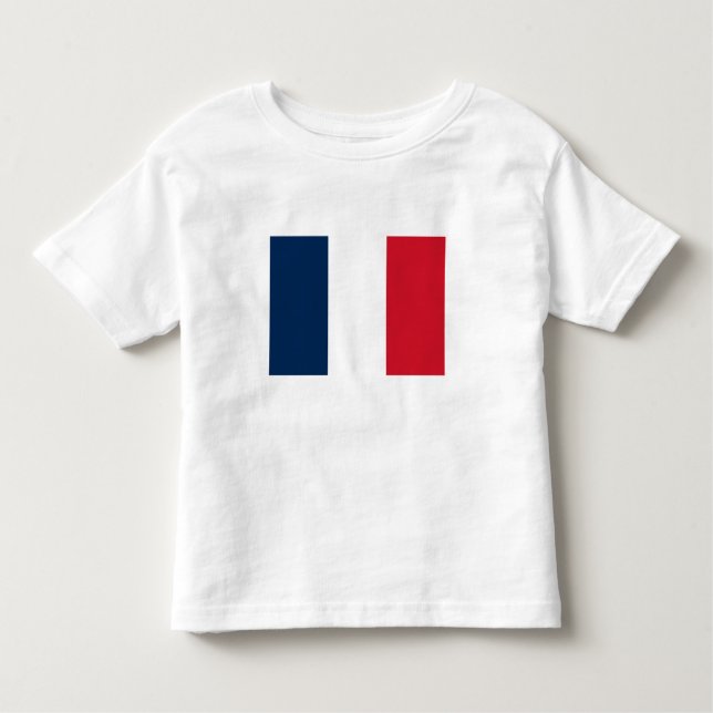 French Flag Toddler T-shirt (Front)