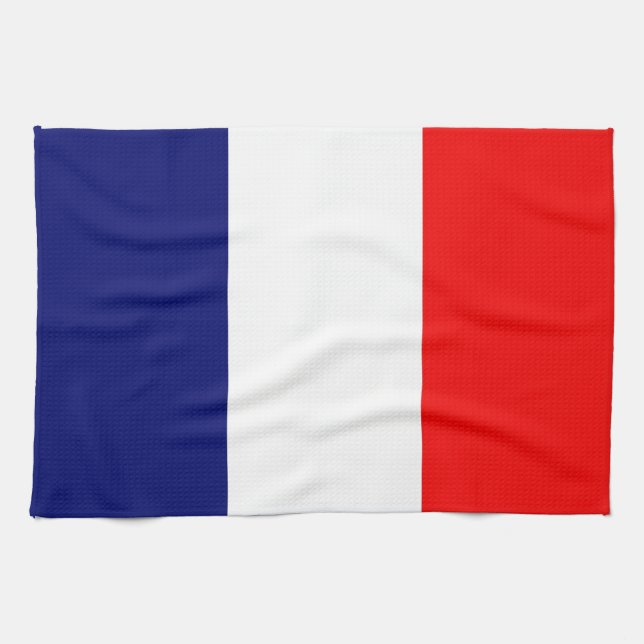 French Flag Towel (Horizontal)