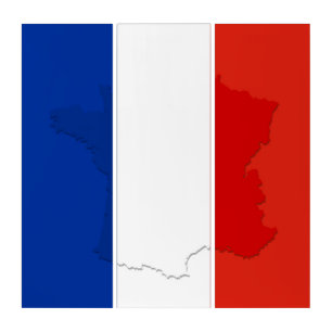 French flag triptych
