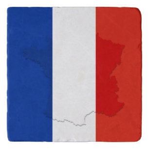 French flag trivet