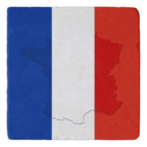French flag trivet
