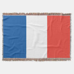 French Flag Vive La France Throw Blanket