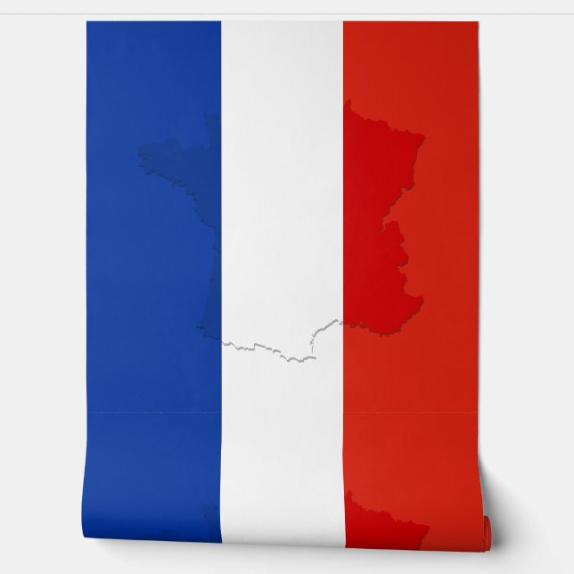 French flag wallpaper  (Unrolling)