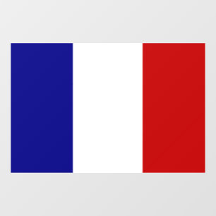 French Flag  Window Cling