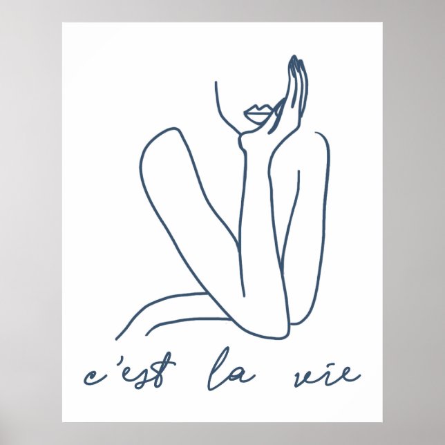 French Flair: C'est la Vie Poster (Front)