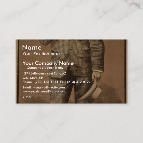 French Flats Vintage Theater Business Card Template