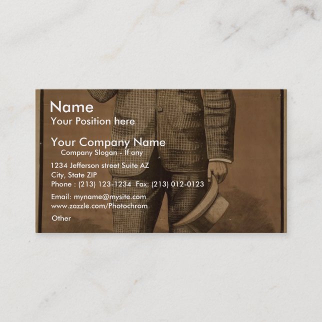 French Flats Vintage Theater Business Card (Front)