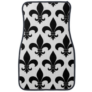 French Fleur de lis Pattern Classic Car Floor Mat