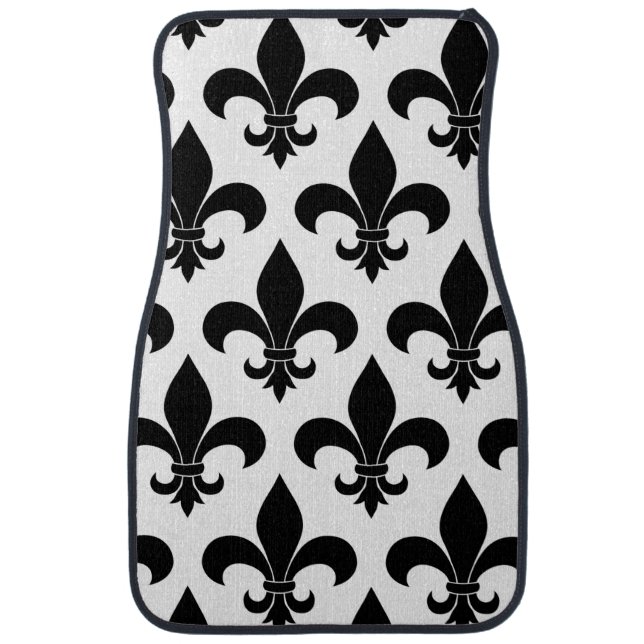 French Fleur de lis Pattern Classic Car Floor Mat (Front)