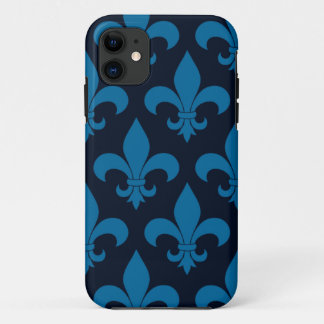 French Fleur de lis Pattern Classic iPhone 11 Case
