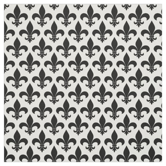 French Fleur de lis Pattern Classic Fabric (Swatch)
