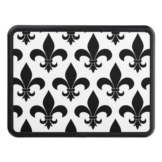 French Fleur de lis Pattern Classic Hitch Cover (Front)
