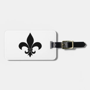 French Fleur de lis Pattern Classic Luggage Tag