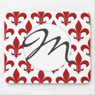 French Fleur de lis Pattern Classic Mouse Pad