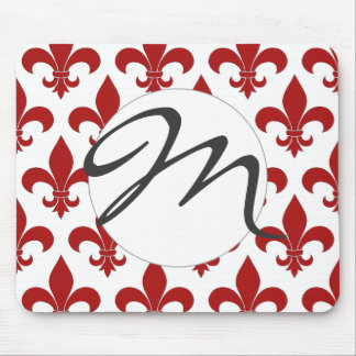 French Fleur de lis Pattern Classic Mouse Pad