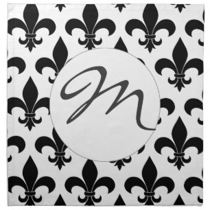 French Fleur de lis Pattern Classic Napkin