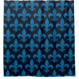French Fleur de lis Pattern Classic Shower Curtain